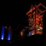 (Ex)Stahlwerk bei Nacht - in Hattingen