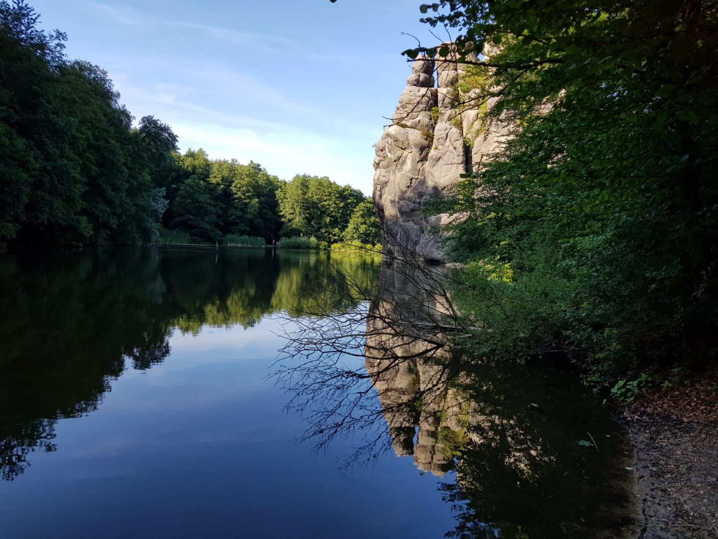 Externsteine Foto & Bild landschaft, bach, fluss & see, see, teich