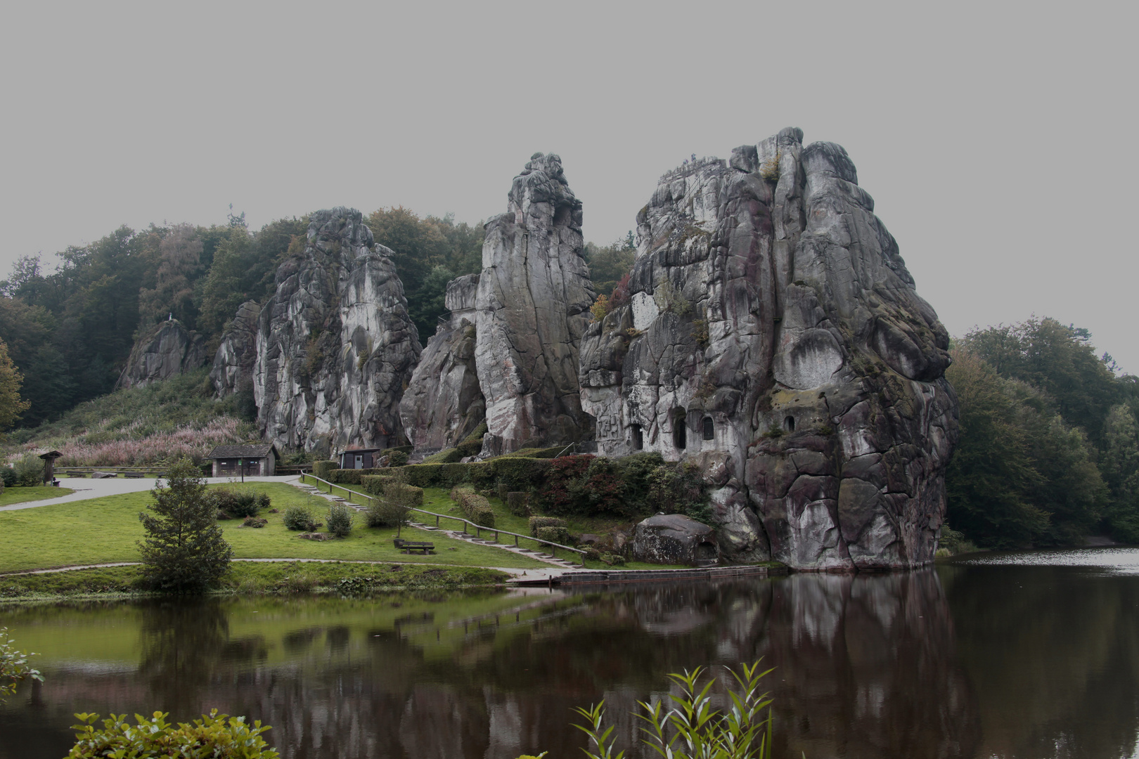 Externsteine als Postkartenmotiv