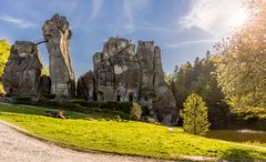 Externsteine am Abend