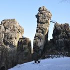 Externsteine aus der Waldsicht