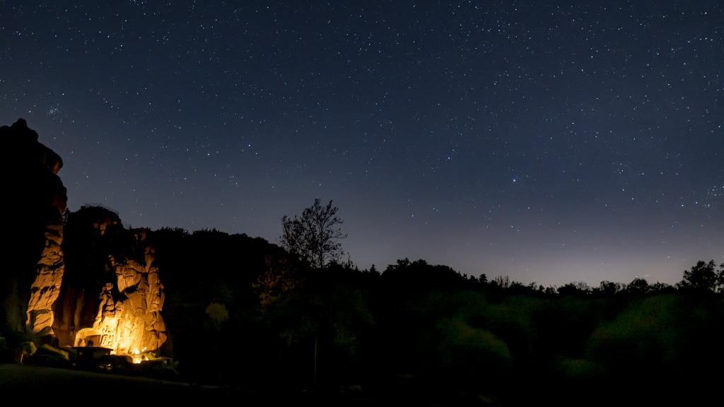 Externsteine bei Nacht #1