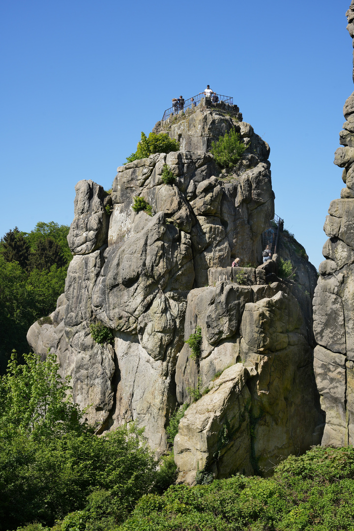 Externsteine, Felsformation, Felsen 1