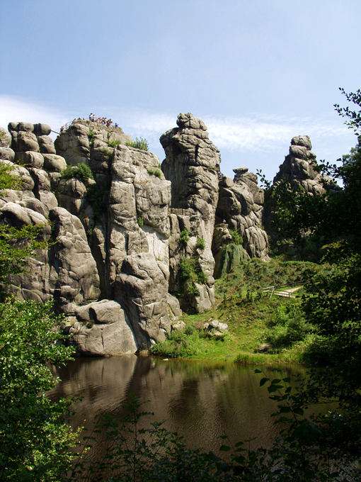 Externsteine im August