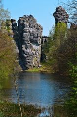 Externsteine im Frühling