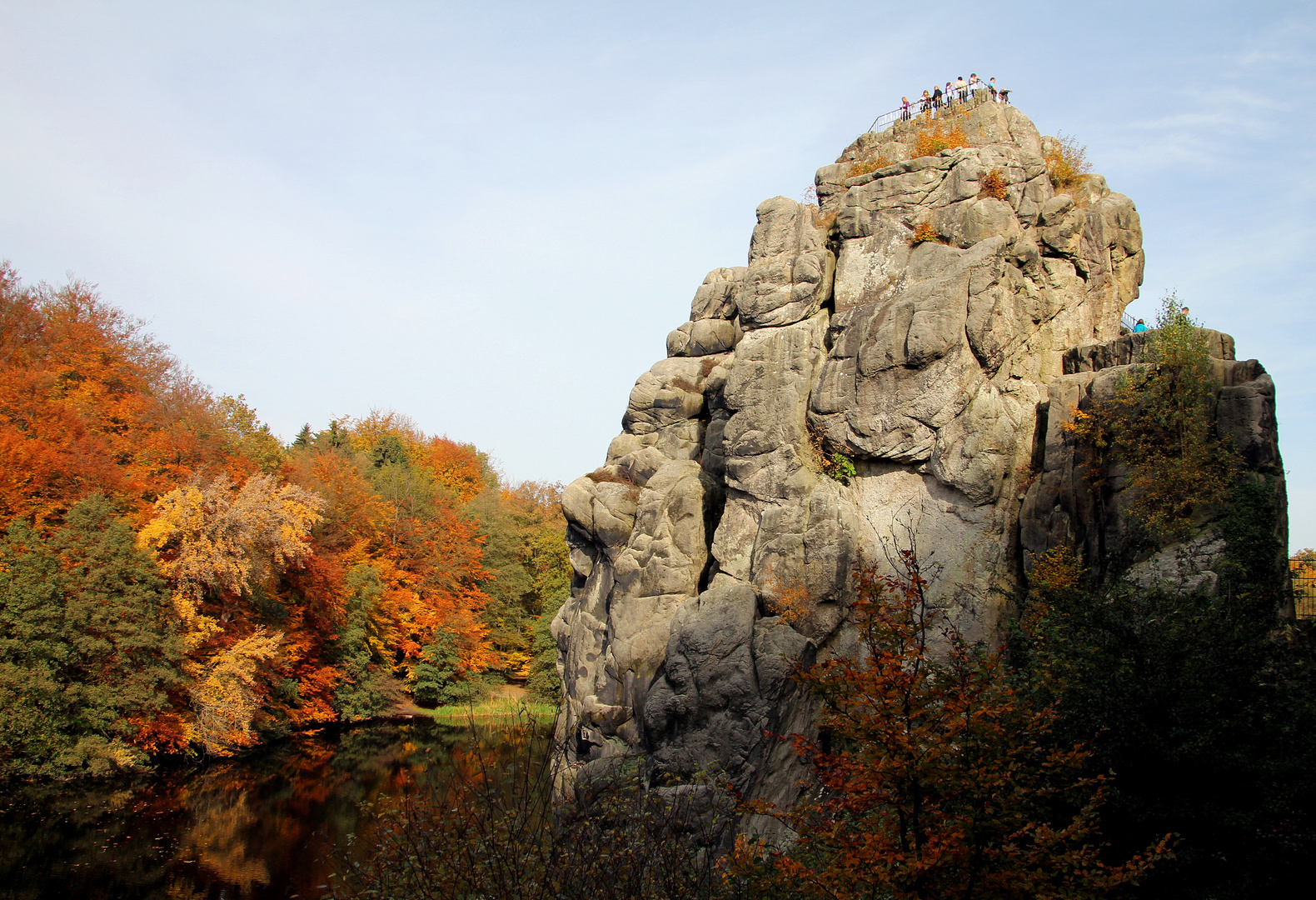 Externsteine im Herbst