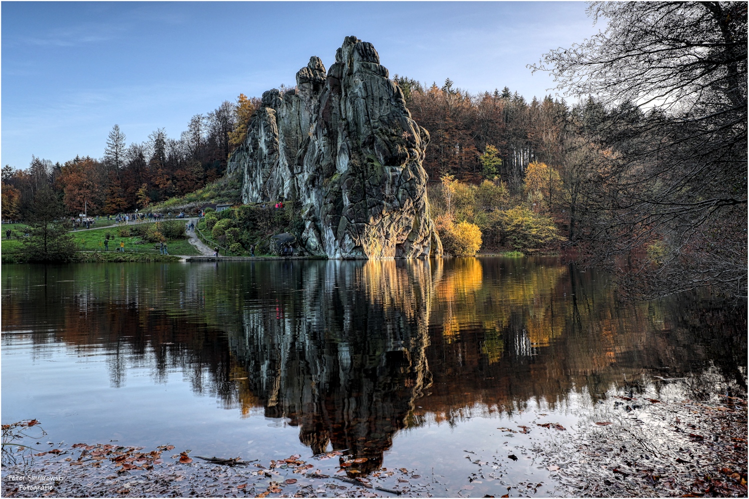 Externsteine im Herbst Stimmung