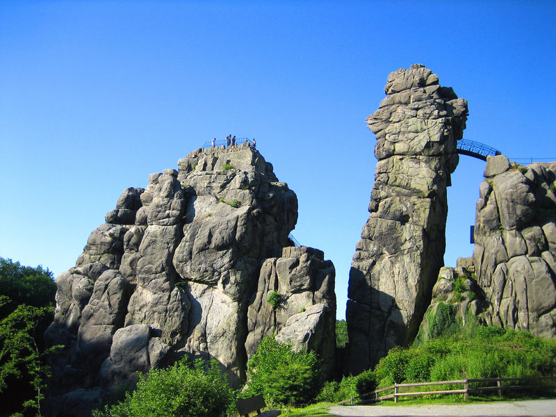 Externsteine im Nachmittagsglanz