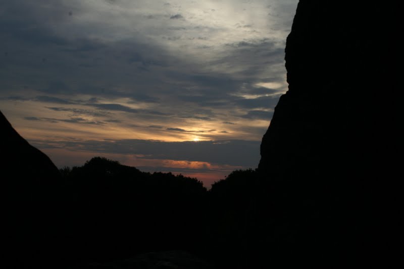 Externsteine im Sonnenaufgang