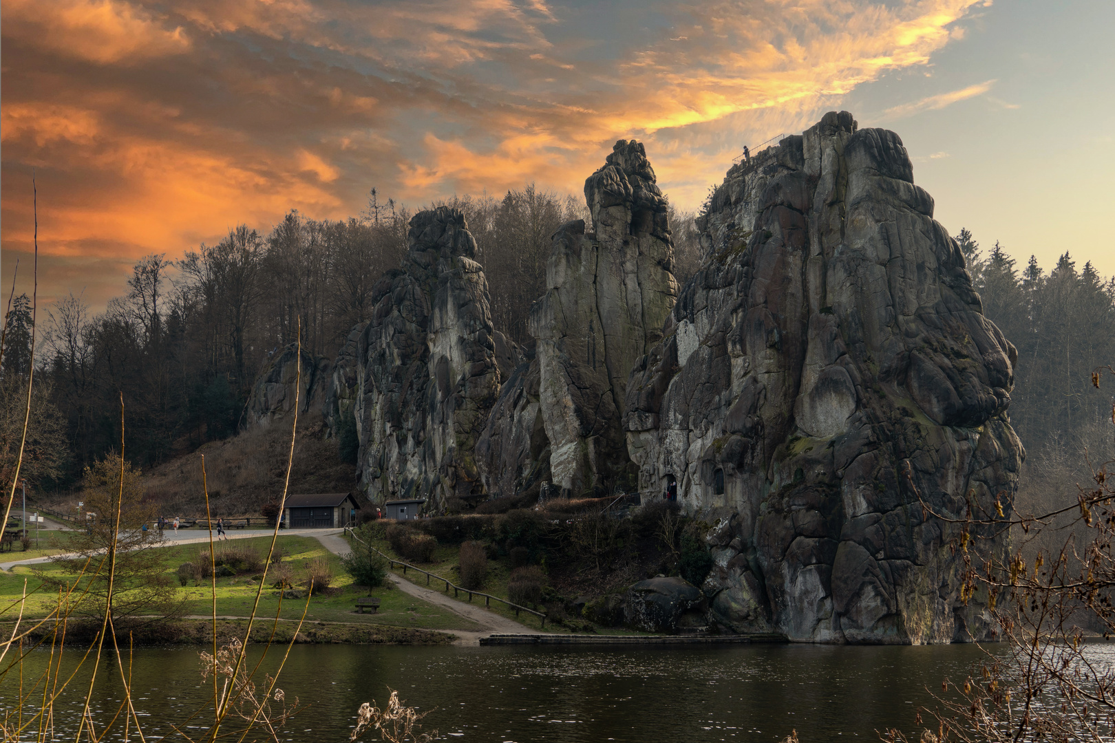 Externsteine im Teutoburger Wald bei Horn-Bad Meinberg