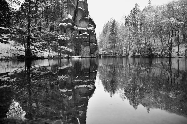 Externsteine Im Winter