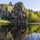 Externsteine in der Abendsonne