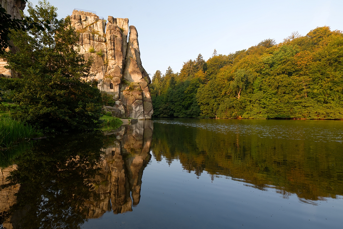Externsteine Sunrise 12.09.2020 Foto & Bild landschaft, bach, fluss