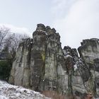 Externsteine und Teutoburger Wald im Winter