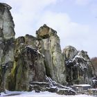 Externsteine und Teutoburger Wald im Winter