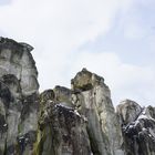 Externsteine und Teutoburger Wald im Winter