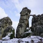 Externsteine und Teutoburger Wald im Winter