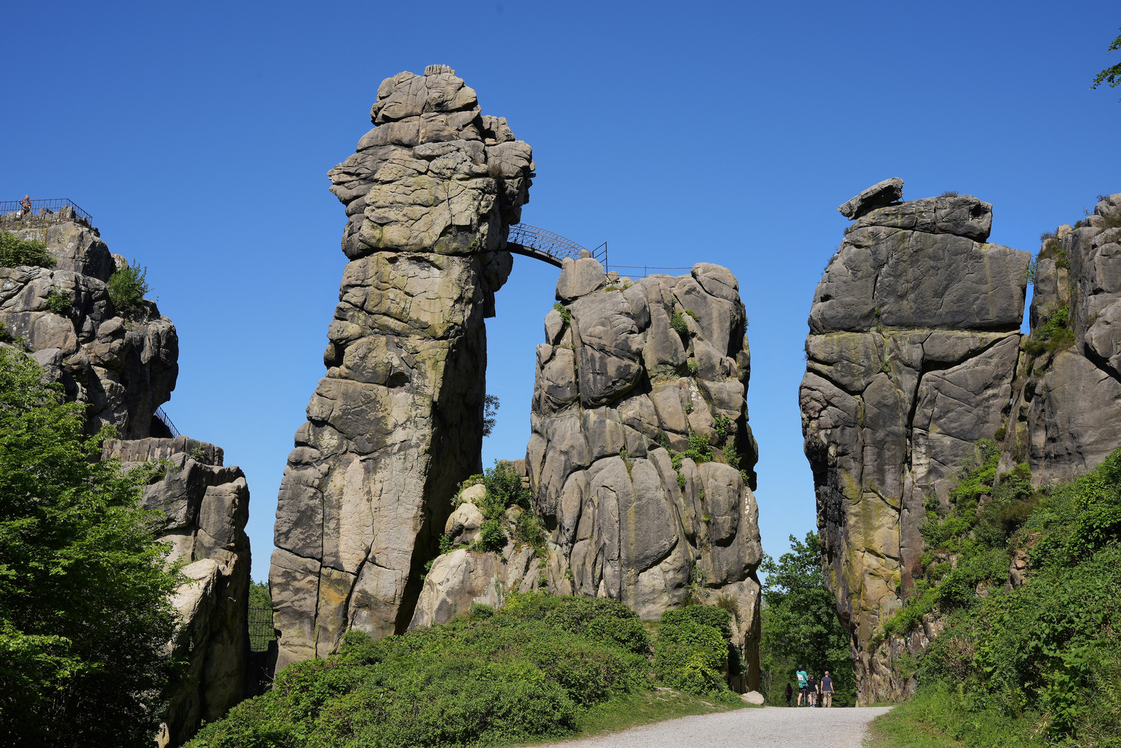 Externsteine von Südwesten