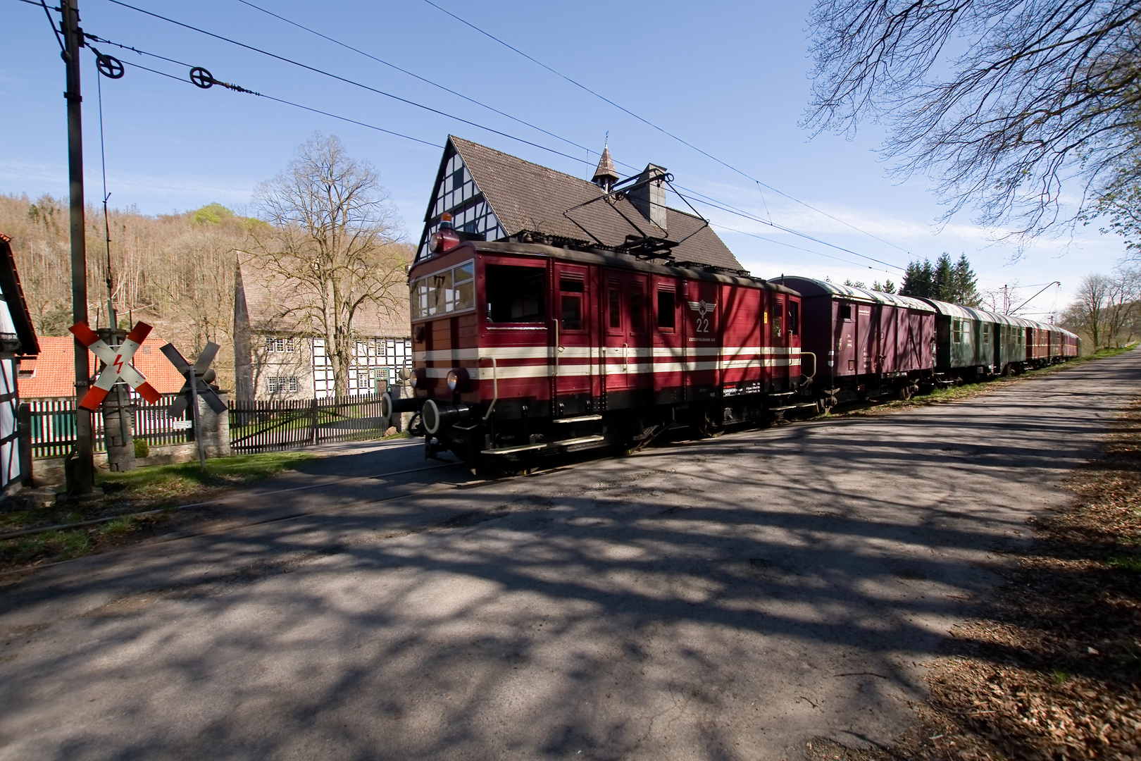 Extertalbahn bei Gut Ullenhausen