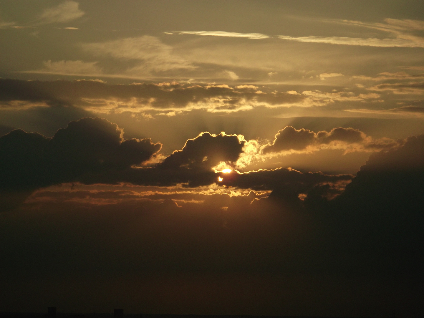 Extra Schicht Halde Hoheward Sonnenuntergang