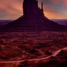 Extraordinary light at sunset