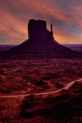 Extraordinary light at sunset