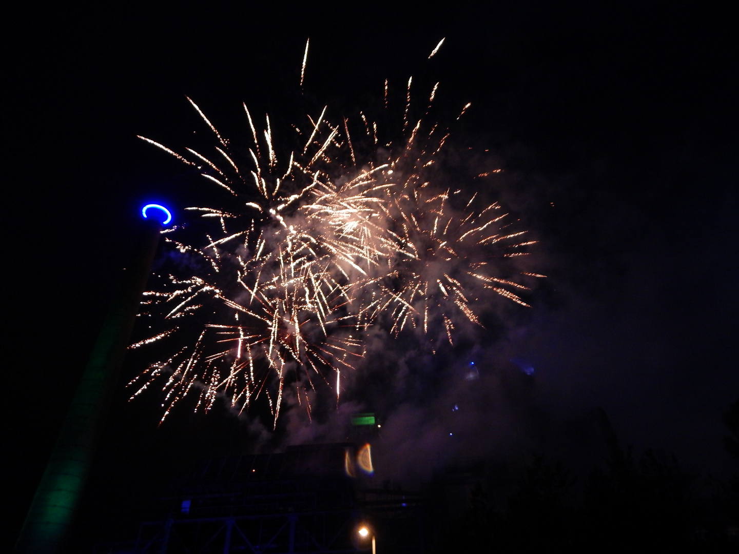 Extraschicht 2016 Feuerwerk Landschaftspark Duisburg