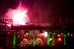 Extraschicht -Duisburger-Symphoniker mit Feuerwerk-