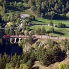 Extrazug auf dem Laxgraben Viadukt