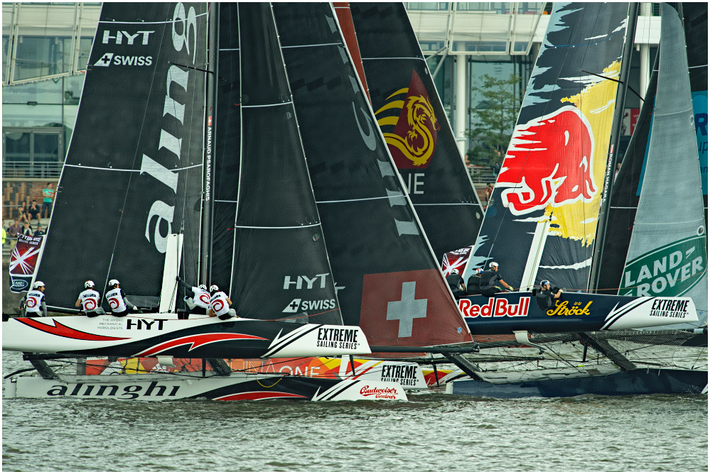 Extreme Sailing Series" in Hamburg