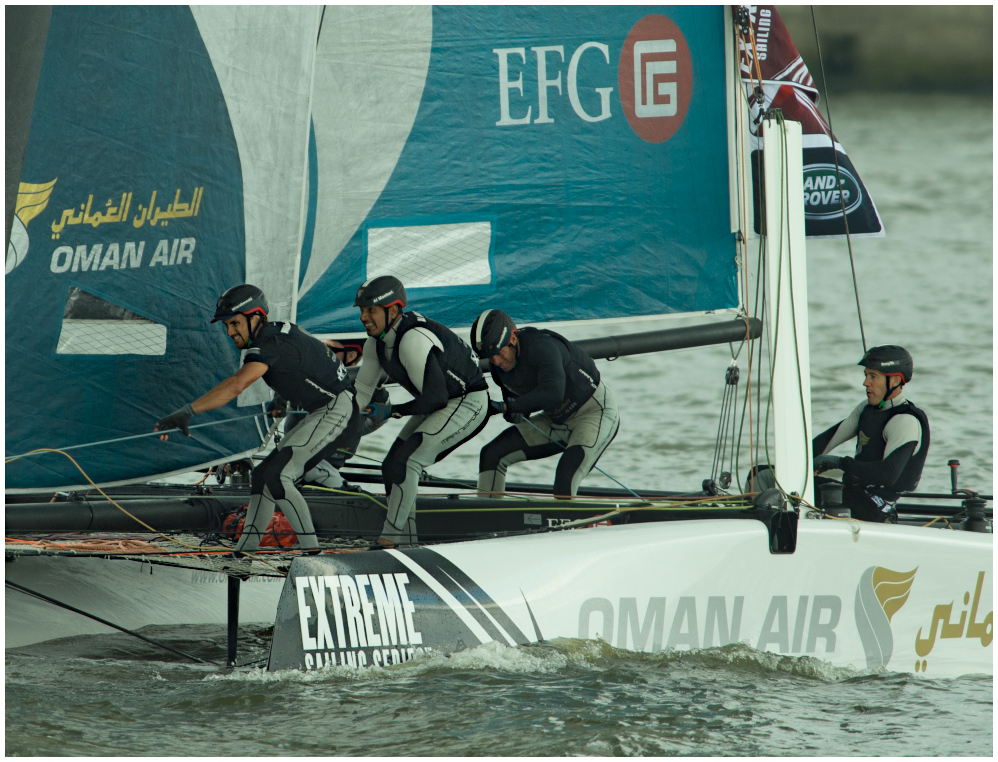 Extreme Sailing Series" in Hamburg