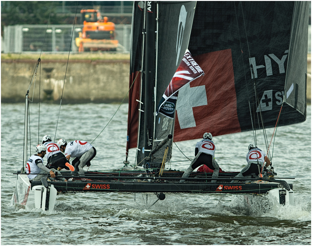 Extreme Sailing Series" in Hamburg