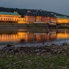 Extremes Niedrigwasser der Elbe