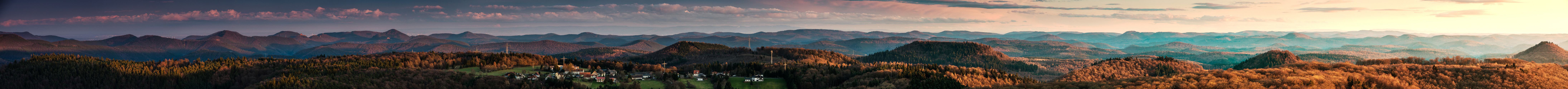 Extremes Panorama vom Luitpoldturm