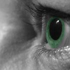 Eye in green