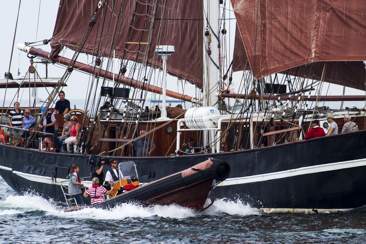 Eye of the Wind - Hanse Sail 2013 - Kamerateam vor Warnemünde (2)