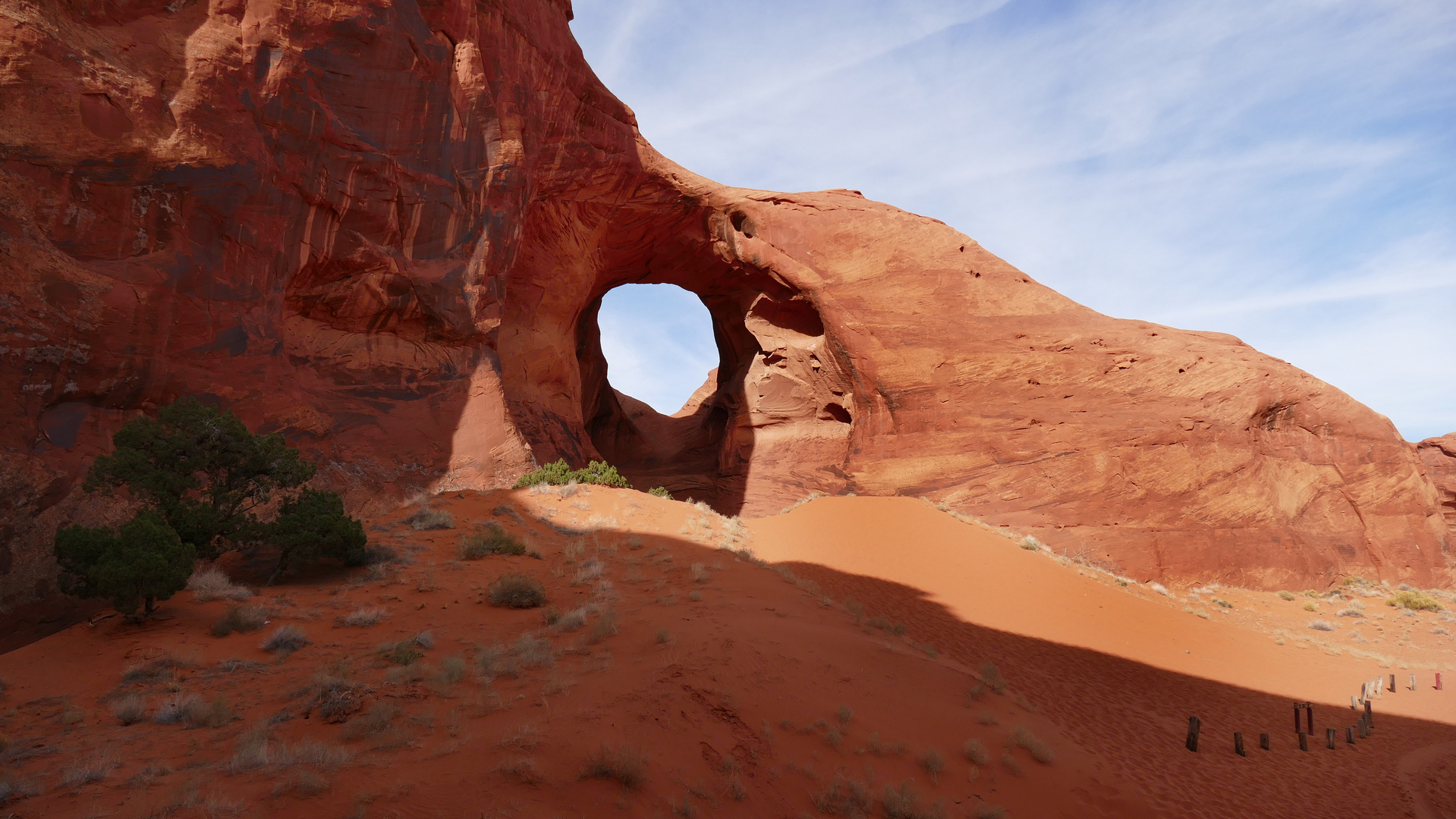 Eye's Sun Arch im Monument Valley