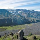 Eyjafjallajokull with my shoe :-)