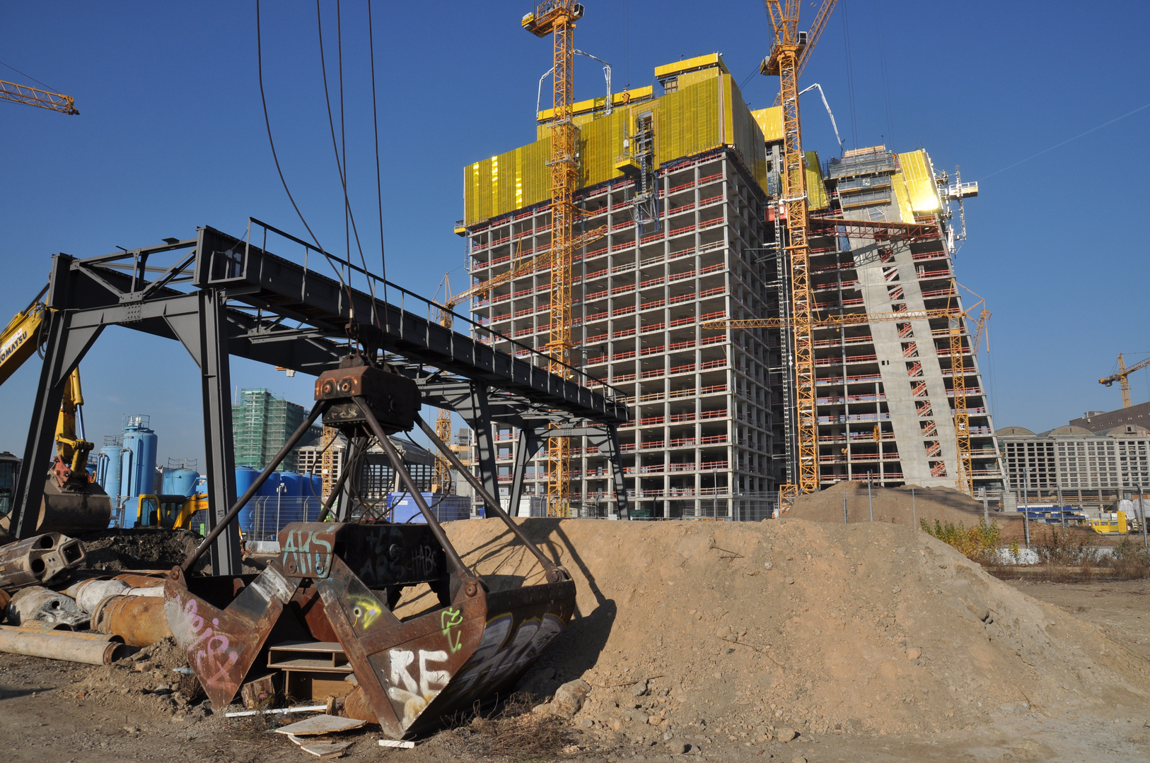 EZB-Baustelle im November 2011