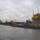 EZB-Neubau von der Deutschherrnbrücke aus