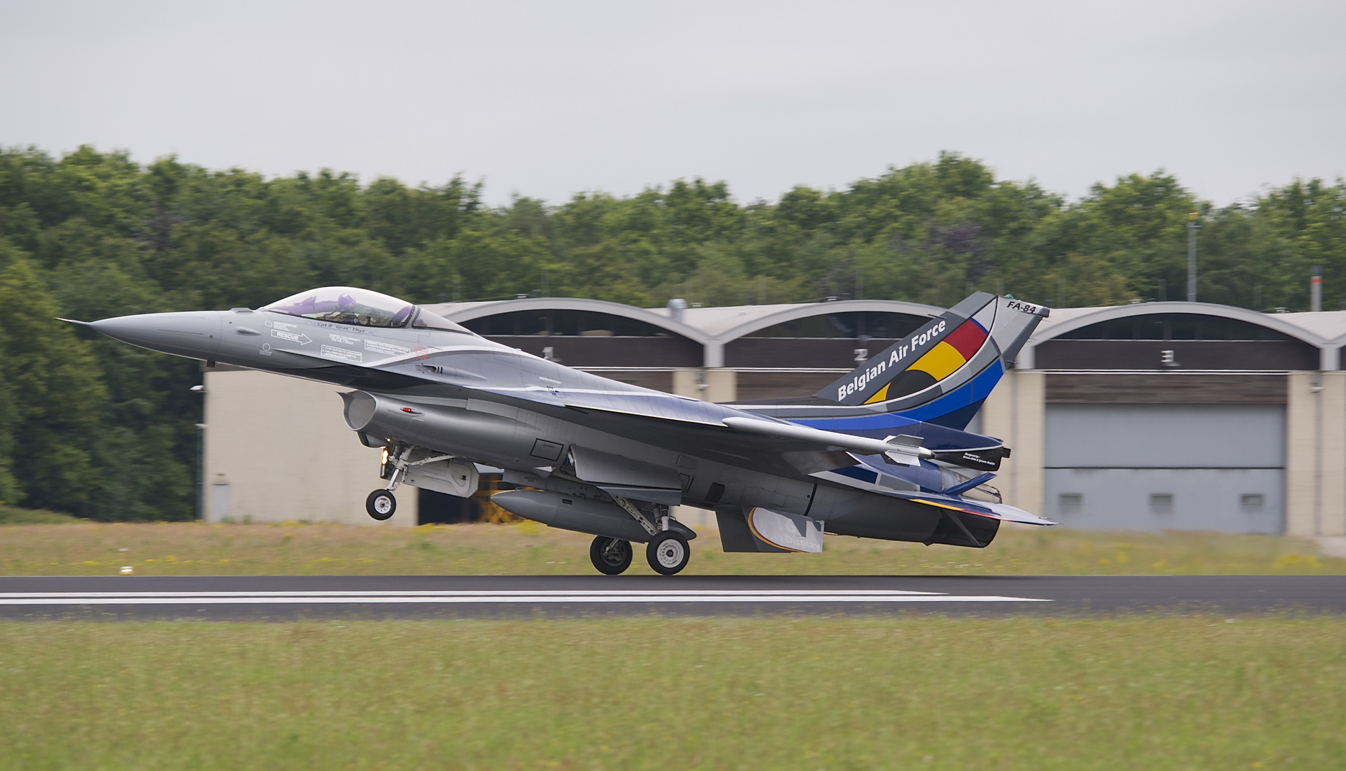 F-16 Demo-Team Belgien Start