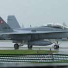 F-18 Hornet der Schweizer Luftwaffe zu gast in Neuburg