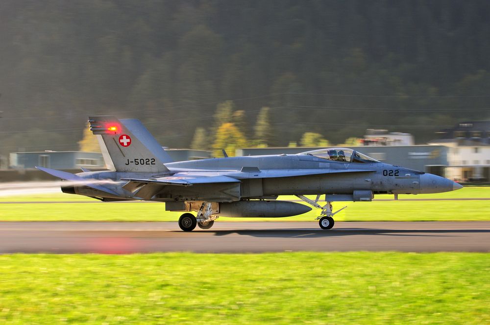 F-18C Hornet J-5022 in Meiringen-Unterbach