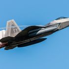 F-22 beim Start in Spangdahlem