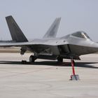 F-22 on the tarmack