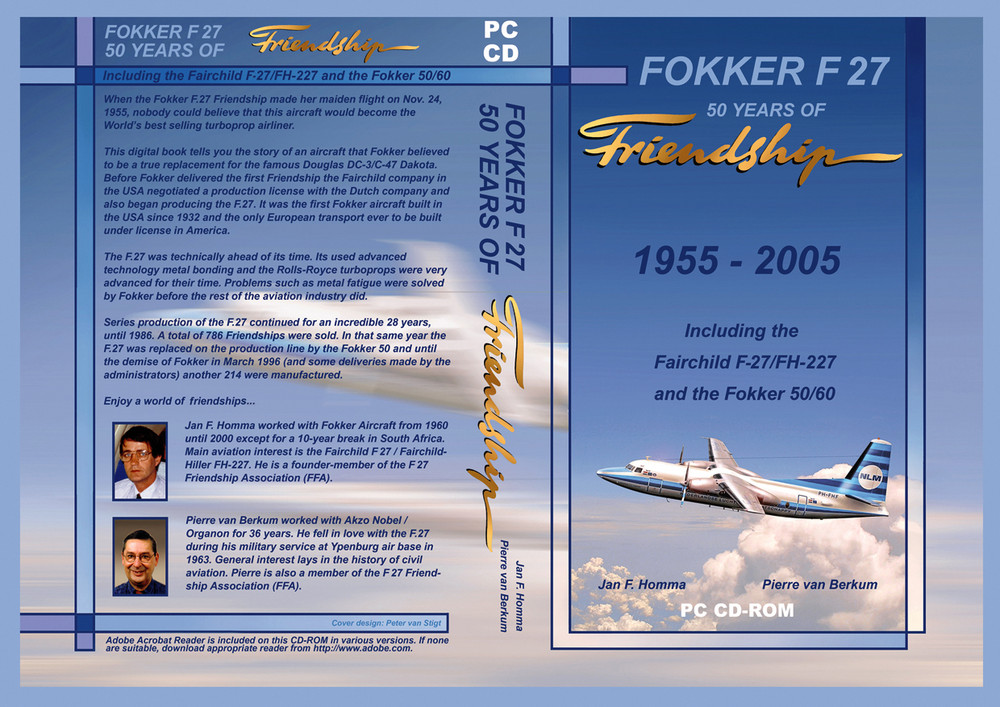 F-27 CDROM Cover design