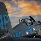 F-4 Corsair im Abendlicht