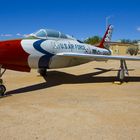 F-84F in "Thunderbird" Kleidung