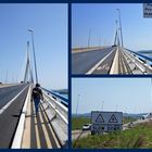 F-BE 91: Le Pont de Normandie à pied, 29°C