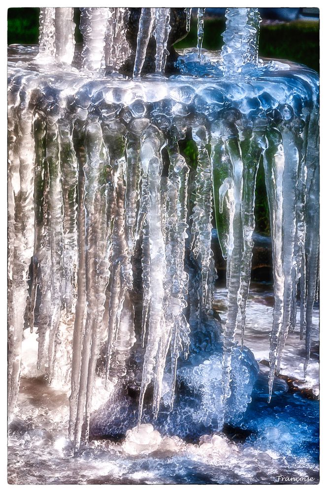 F comme.... Fontaine de glace